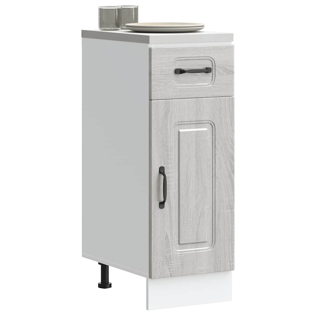 Base da Cucina Kalmar Grigio Sonoma in Legno Multistrato | homemem39