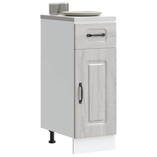 Base da Cucina Kalmar Grigio Sonoma in Legno Multistrato | homemem39