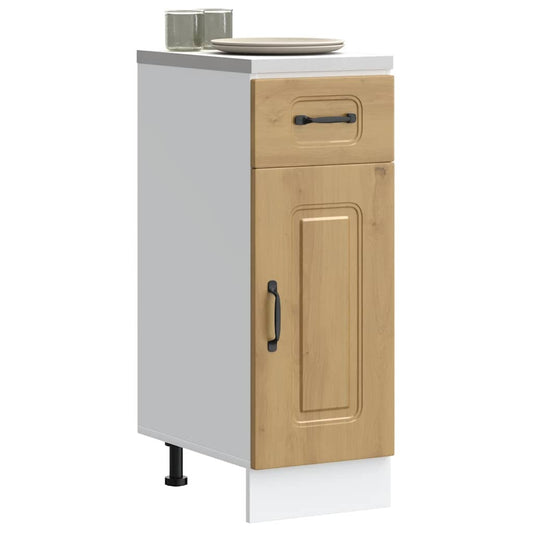 Base da Cucina Kalmar Rovere Artigianale in Legno Multistrato | homemem39
