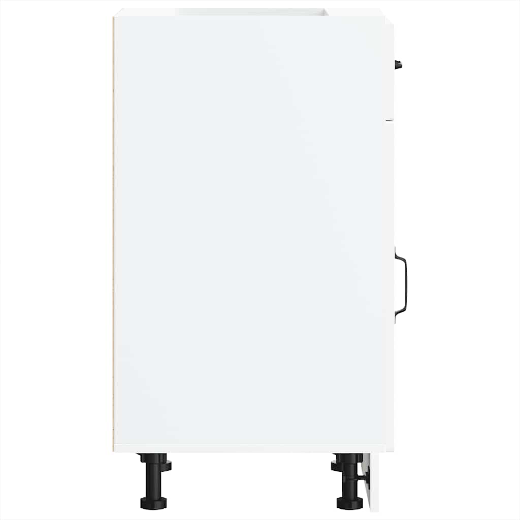 Base da Cucina Kalmar Bianco in Legno Multistrato - homemem39