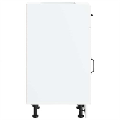 Base da Cucina Kalmar Bianco in Legno Multistrato - homemem39