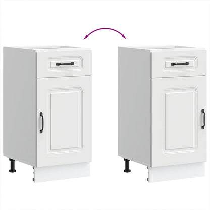 Base da Cucina Kalmar Bianco in Legno Multistrato - homemem39