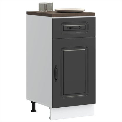 Base da Cucina Kalmar Nero in Legno Multistrato | homemem39