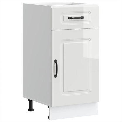 Base da Cucina Kalmar Bianco Lucido in Legno Multistrato | homemem39