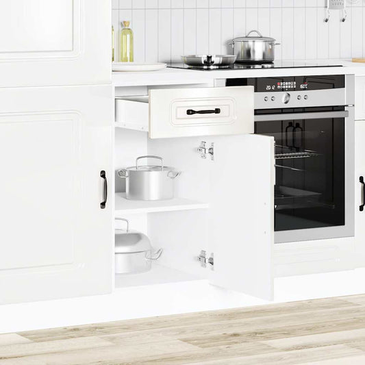 Base da Cucina Kalmar Bianco Lucido in Legno Multistrato - homemem39