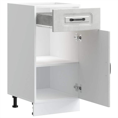 Base da Cucina Kalmar Grigio Cemento in Legno Multistrato | homemem39
