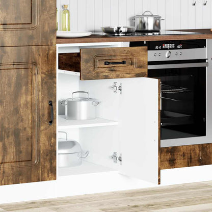 Base da Cucina Kalmar Rovere Fumo in Legno Multistrato | homemem39