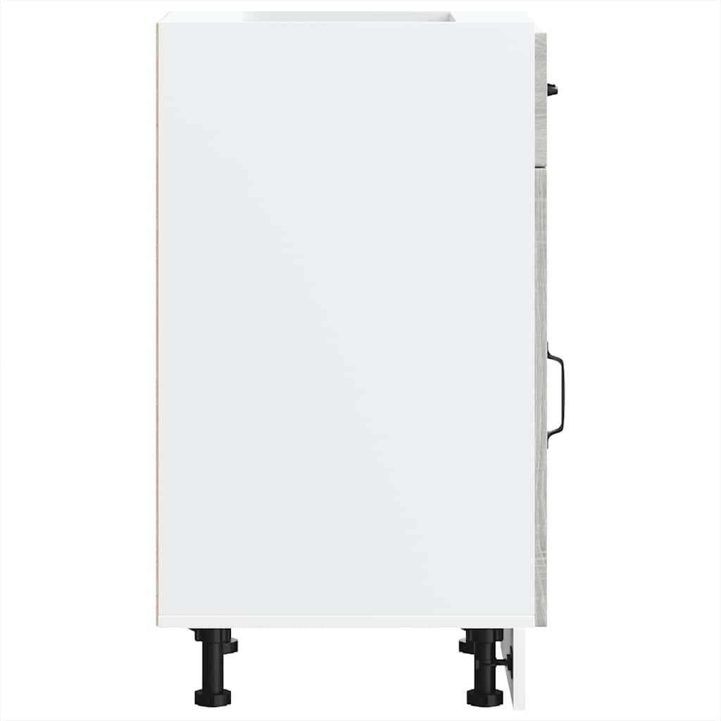 Base da Cucina Kalmar Grigio Sonoma in Legno Multistrato - homemem39