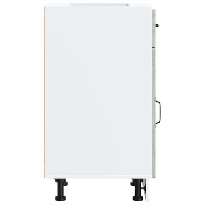 Base da Cucina Kalmar Grigio Sonoma in Legno Multistrato - homemem39