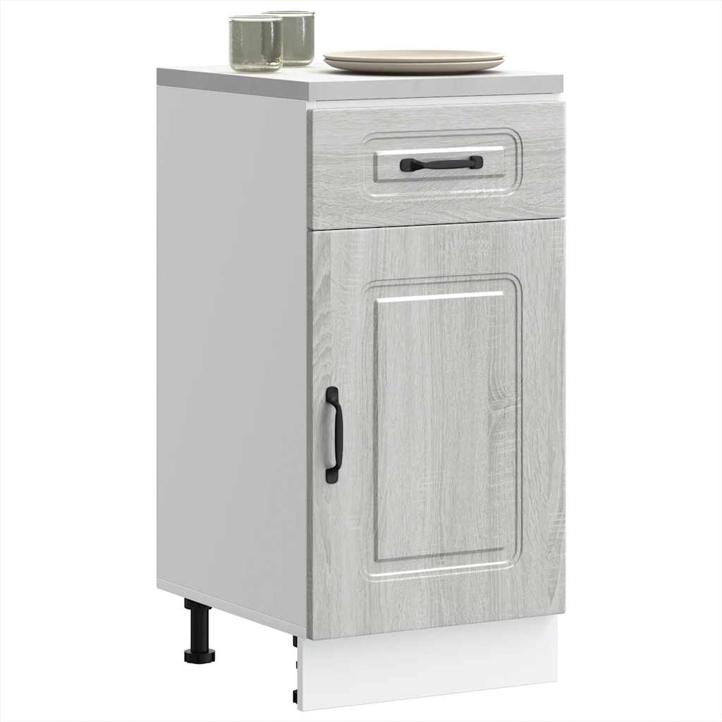 Base da Cucina Kalmar Grigio Sonoma in Legno Multistrato | homemem39