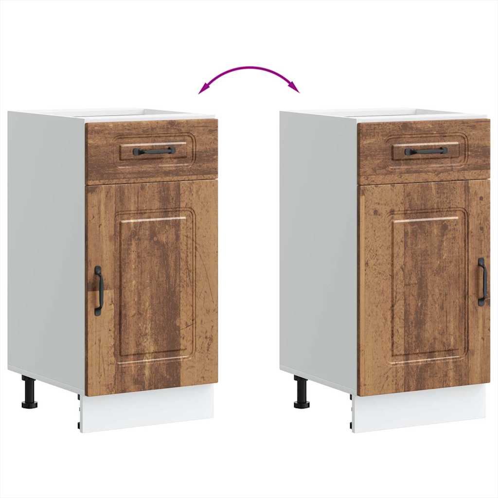 Base da Cucina Kalmar Legno Vecchio in Legno Multistrato - homemem39