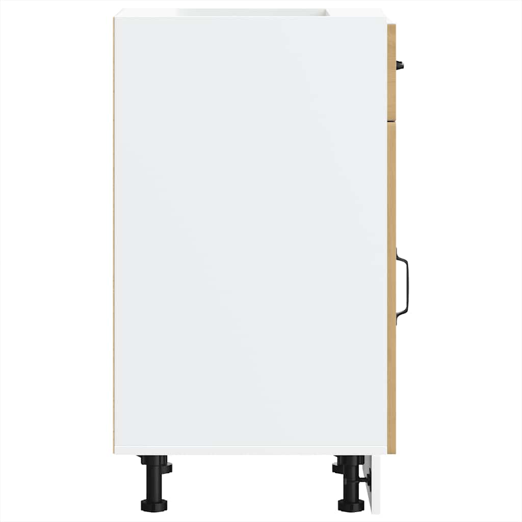 Base da Cucina Kalmar Rovere Artigianale in Legno Multistrato - homemem39