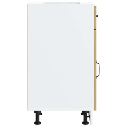 Base da Cucina Kalmar Rovere Artigianale in Legno Multistrato - homemem39