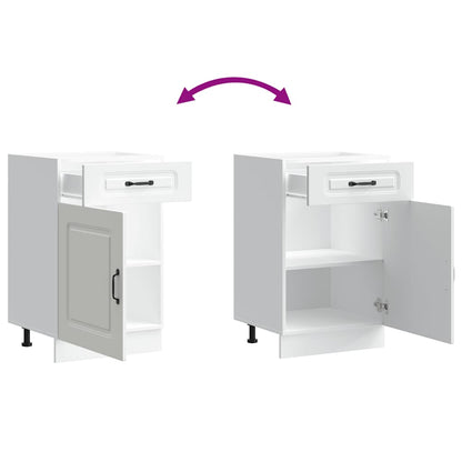 Base da Cucina Kalmar Bianco in Legno Multistrato - homemem39