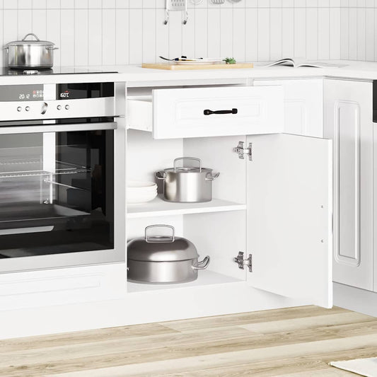 Base da Cucina Kalmar Bianco in Legno Multistrato | homemem39