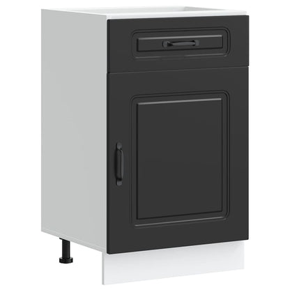 Base da Cucina Kalmar Nero in Legno Multistrato | homemem39