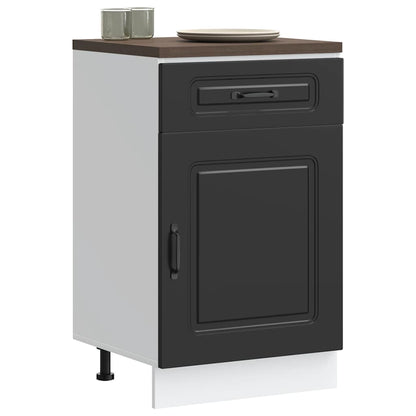 Base da Cucina Kalmar Nero in Legno Multistrato | homemem39