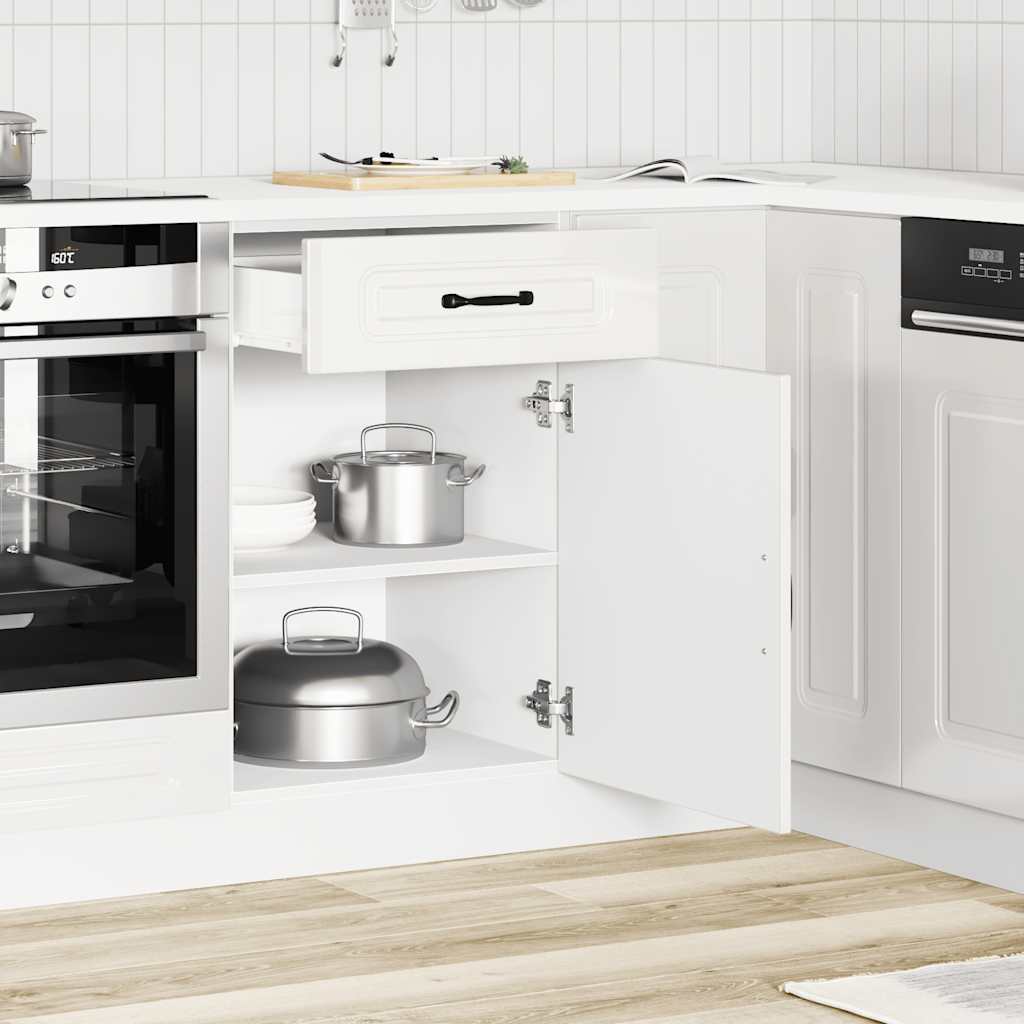 Base da Cucina Kalmar Bianco Lucido in Legno Multistrato | homemem39