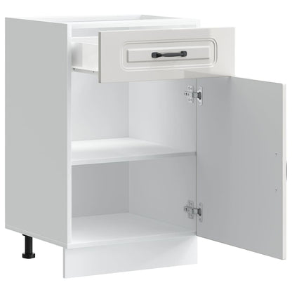 Base da Cucina Kalmar Bianco Lucido in Legno Multistrato - homemem39