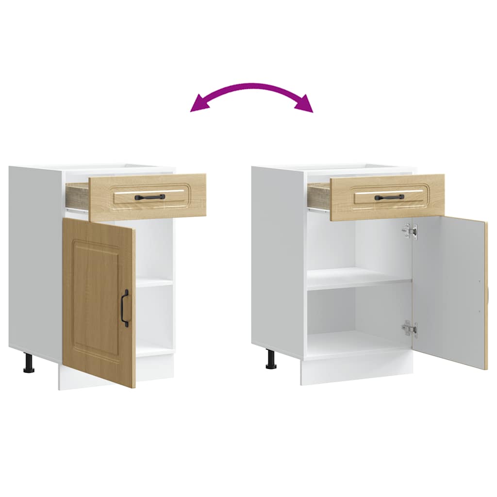 Base da Cucina Kalmar Rovere Sonoma in Legno Multistrato | homemem39