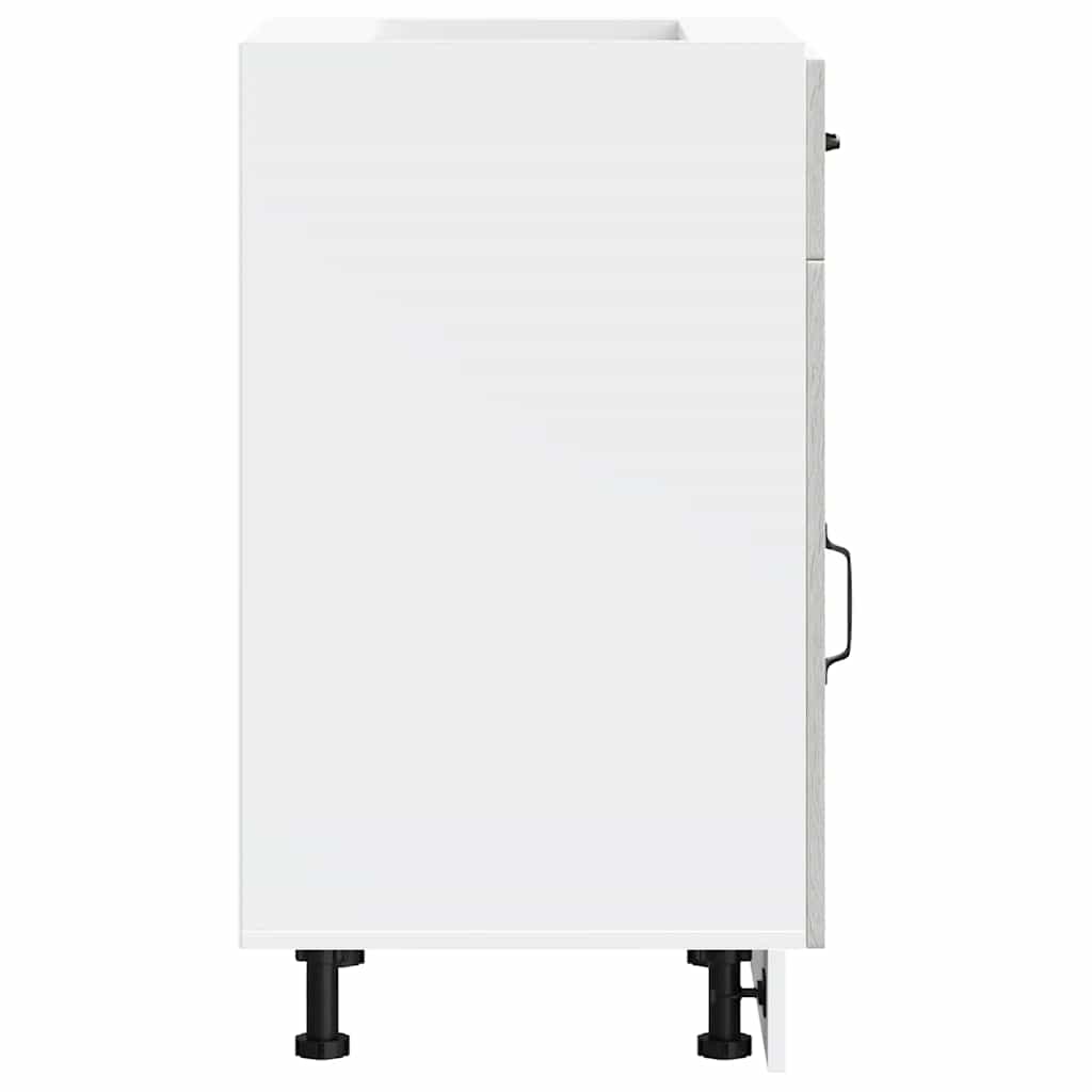 Base da Cucina Kalmar Grigio Sonoma in Legno Multistrato - homemem39