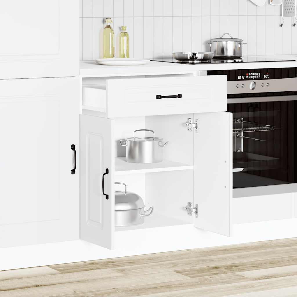 Base da Cucina Kalmar Bianco in Legno Multistrato - homemem39