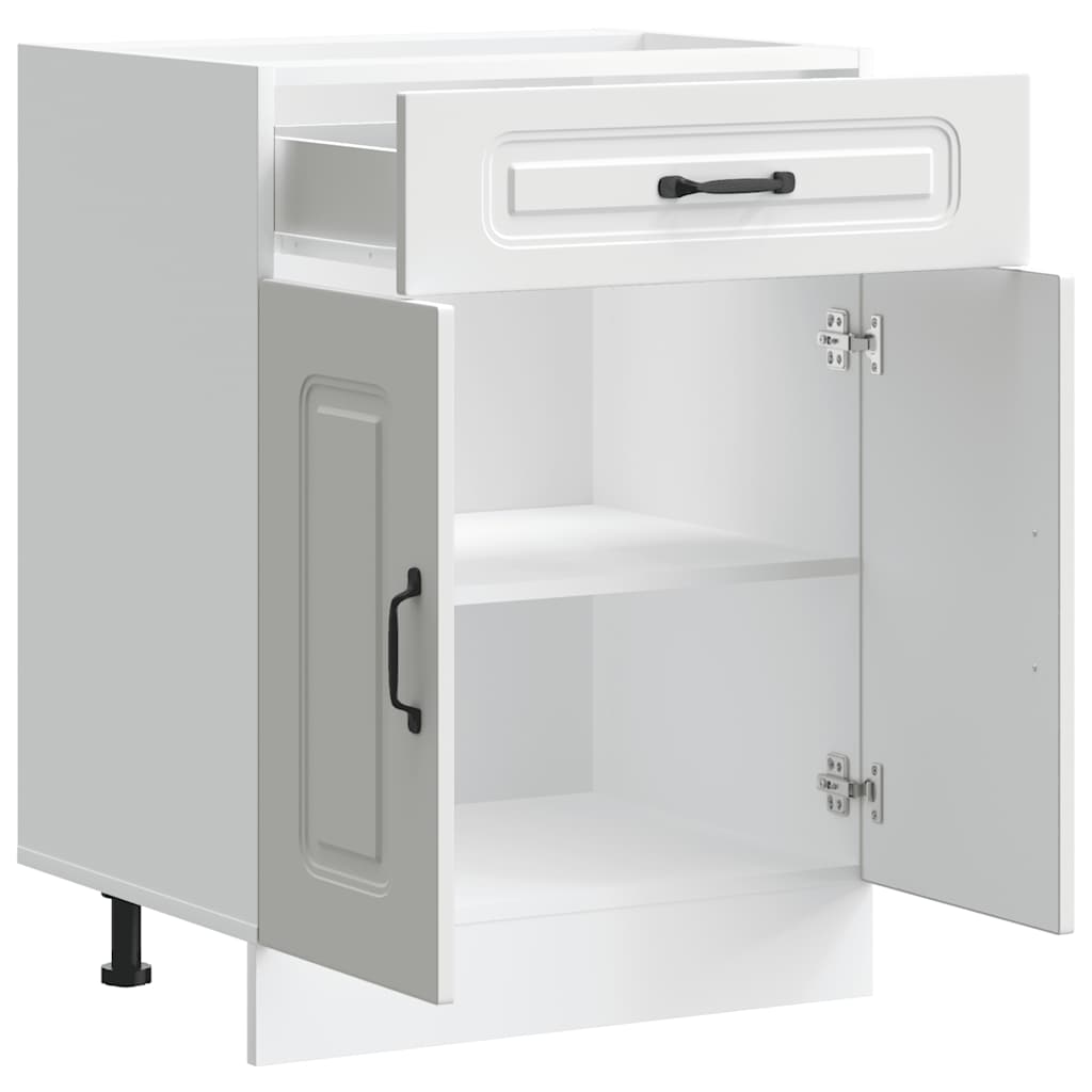 Base da Cucina Kalmar Bianco in Legno Multistrato - homemem39