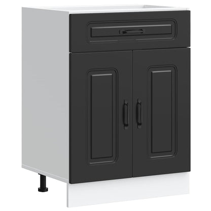 Base da Cucina Kalmar Nero in Legno Multistrato | homemem39