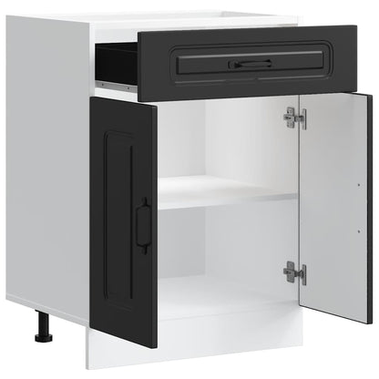 Base da Cucina Kalmar Nero in Legno Multistrato | homemem39