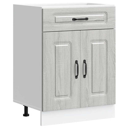 Base da Cucina Kalmar Grigio Sonoma in Legno Multistrato