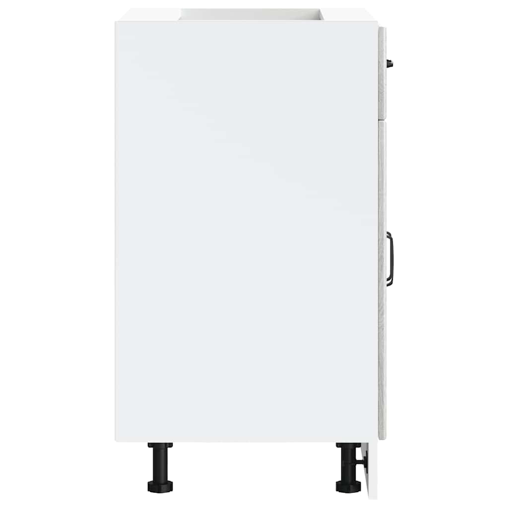 Base da Cucina Kalmar Grigio Sonoma in Legno Multistrato - homemem39