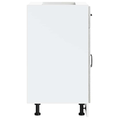 Base da Cucina Kalmar Grigio Sonoma in Legno Multistrato - homemem39