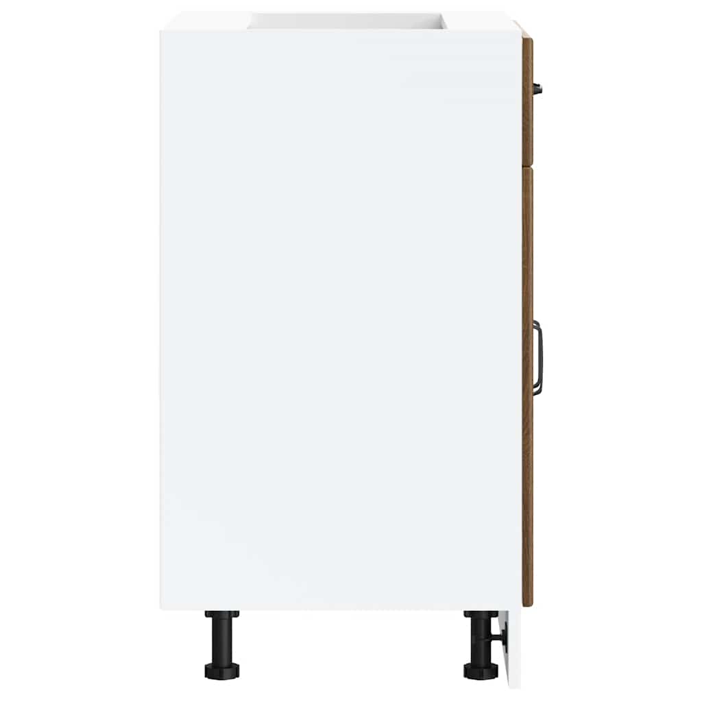 Base da Cucina Kalmar Rovere Marrone in Legno Multistrato - homemem39