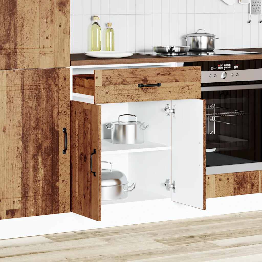 Base da Cucina Kalmar Legno Vecchio in Legno Multistrato | homemem39