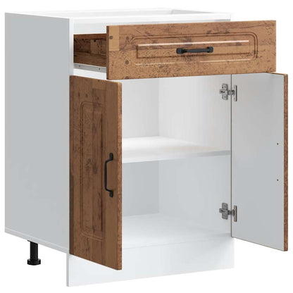 Base da Cucina Kalmar Legno Vecchio in Legno Multistrato