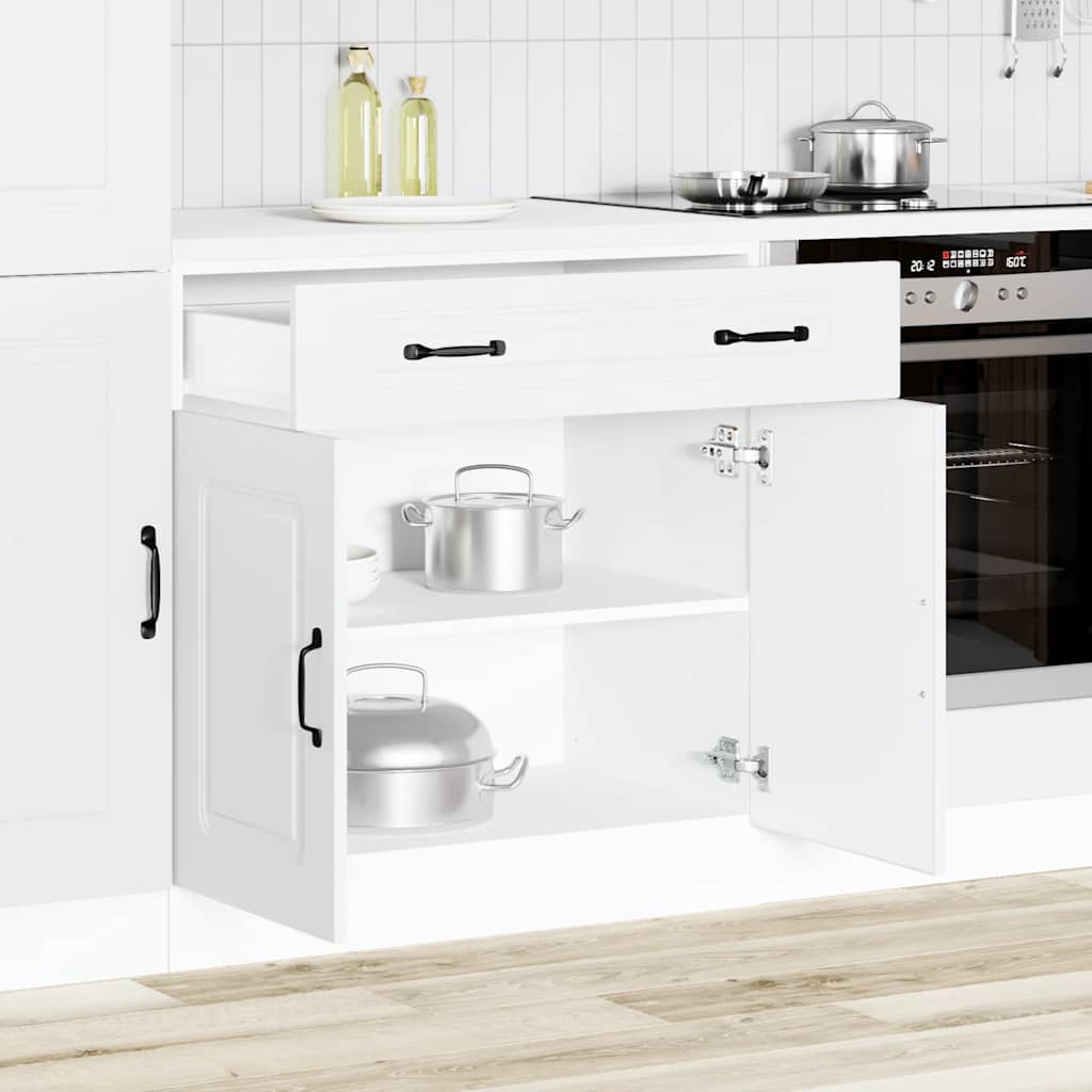 Base da Cucina Kalmar Bianco in Legno Multistrato - homemem39