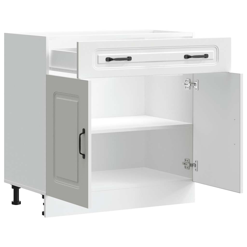 Base da Cucina Kalmar Bianco in Legno Multistrato | homemem39