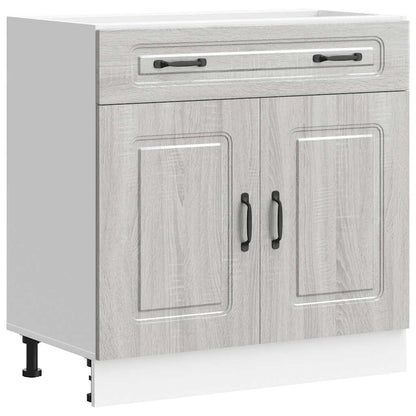 Base da Cucina Kalmar Grigio Sonoma in Legno Multistrato