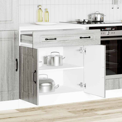 Base da Cucina Kalmar Grigio Sonoma in Legno Multistrato | homemem39