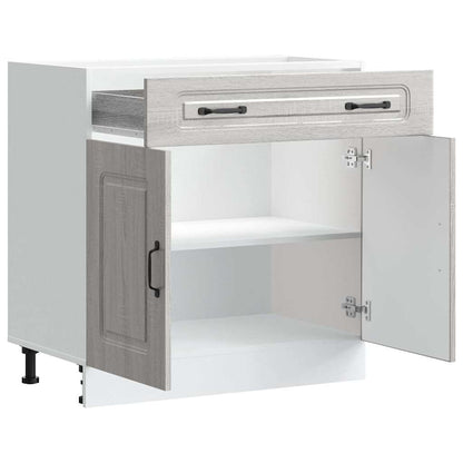 Base da Cucina Kalmar Grigio Sonoma in Legno Multistrato | homemem39