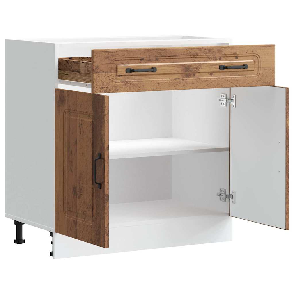 Base da Cucina Kalmar Legno Vecchio in Legno Multistrato