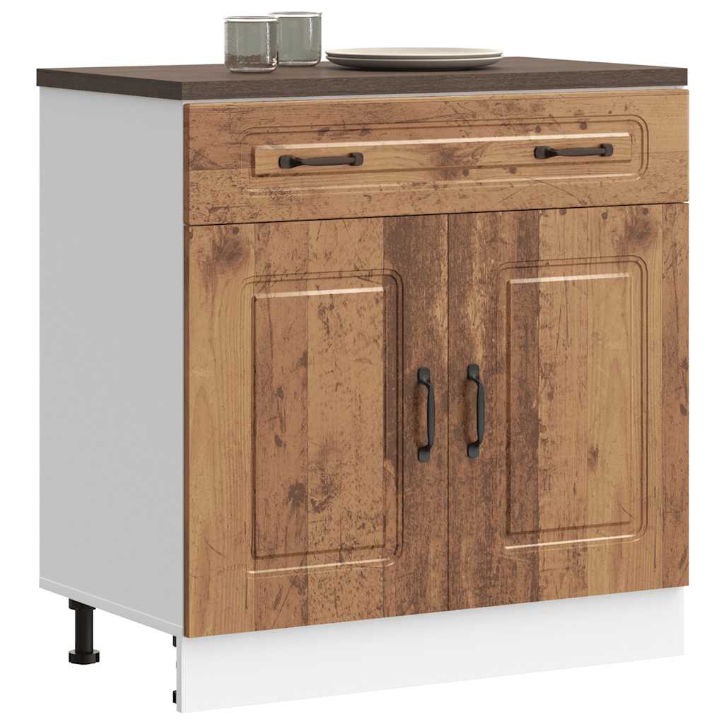 Base da Cucina Kalmar Legno Vecchio in Legno Multistrato