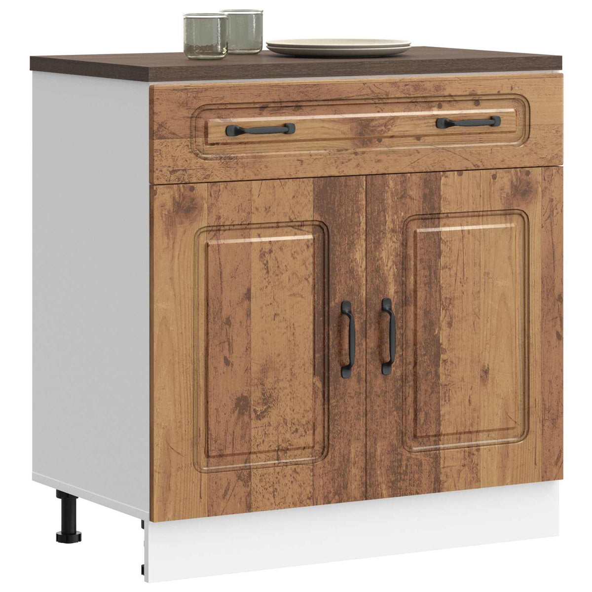 Base da Cucina Kalmar Legno Vecchio in Legno Multistrato