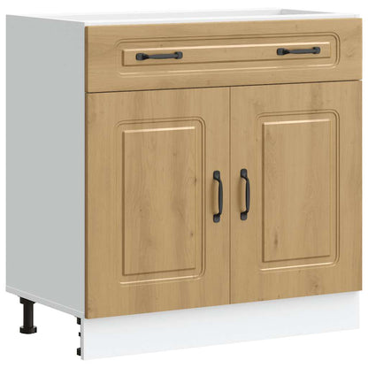 Base da Cucina Kalmar Rovere Artigianale in Legno Multistrato