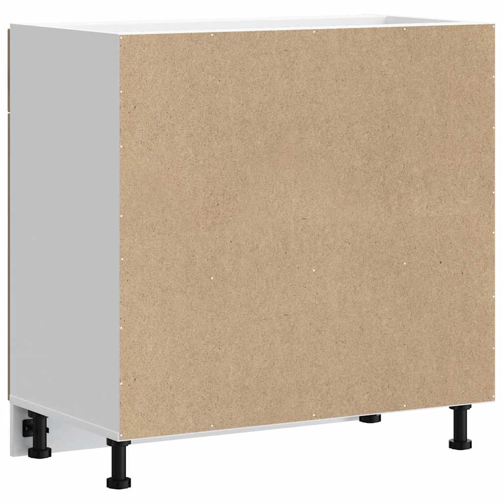 Base da Cucina Kalmar Rovere Artigianale in Legno Multistrato - homemem39