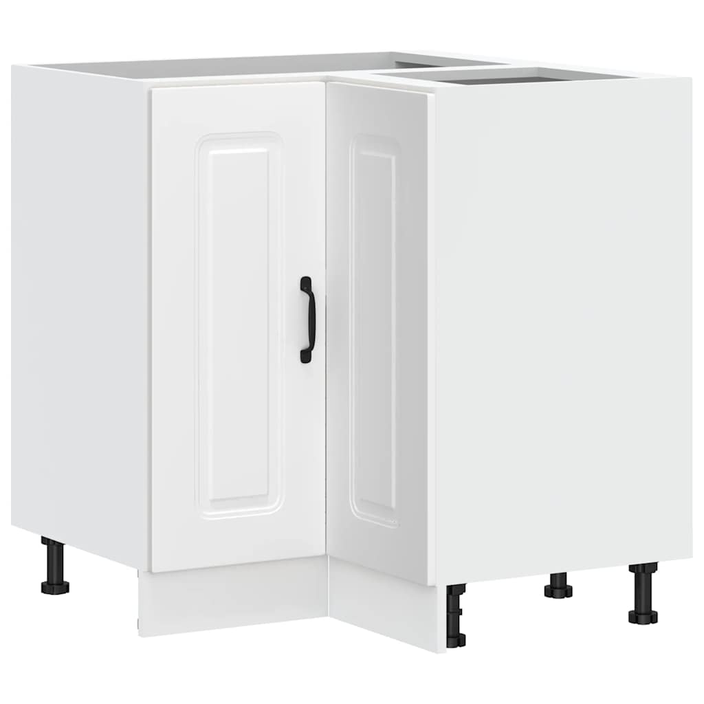 Mobile Base ad Angolo Cucina Kalmar Bianco in Legno Multistrato