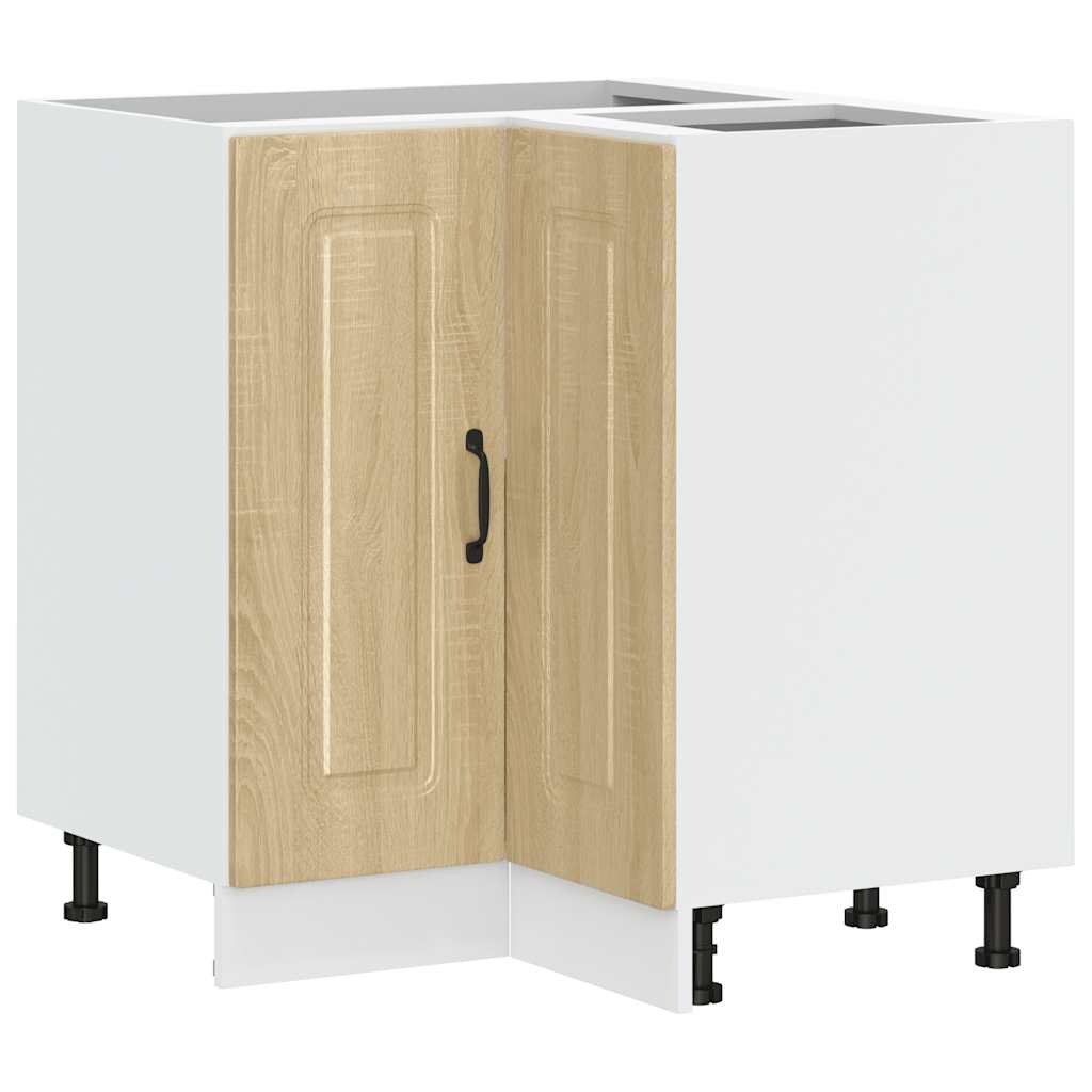 Base Angolare da Cucina Kalmar Rovere Sonoma Legno Multistrato - homemem39