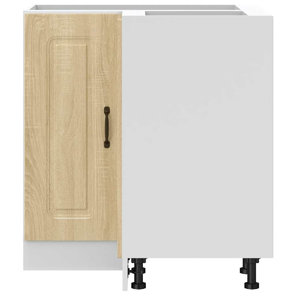 Base Angolare da Cucina Kalmar Rovere Sonoma Legno Multistrato | homemem39