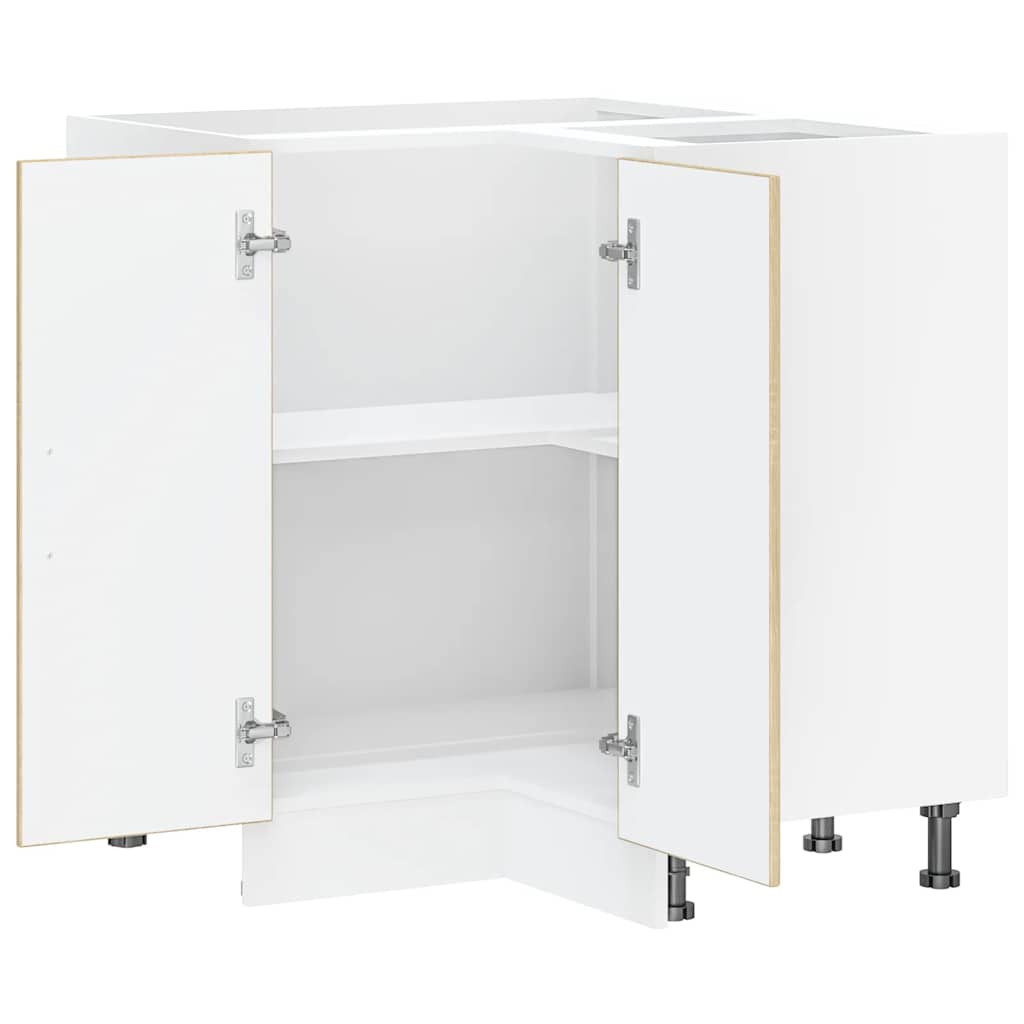 Base Angolare da Cucina Kalmar Rovere Sonoma Legno Multistrato - homemem39