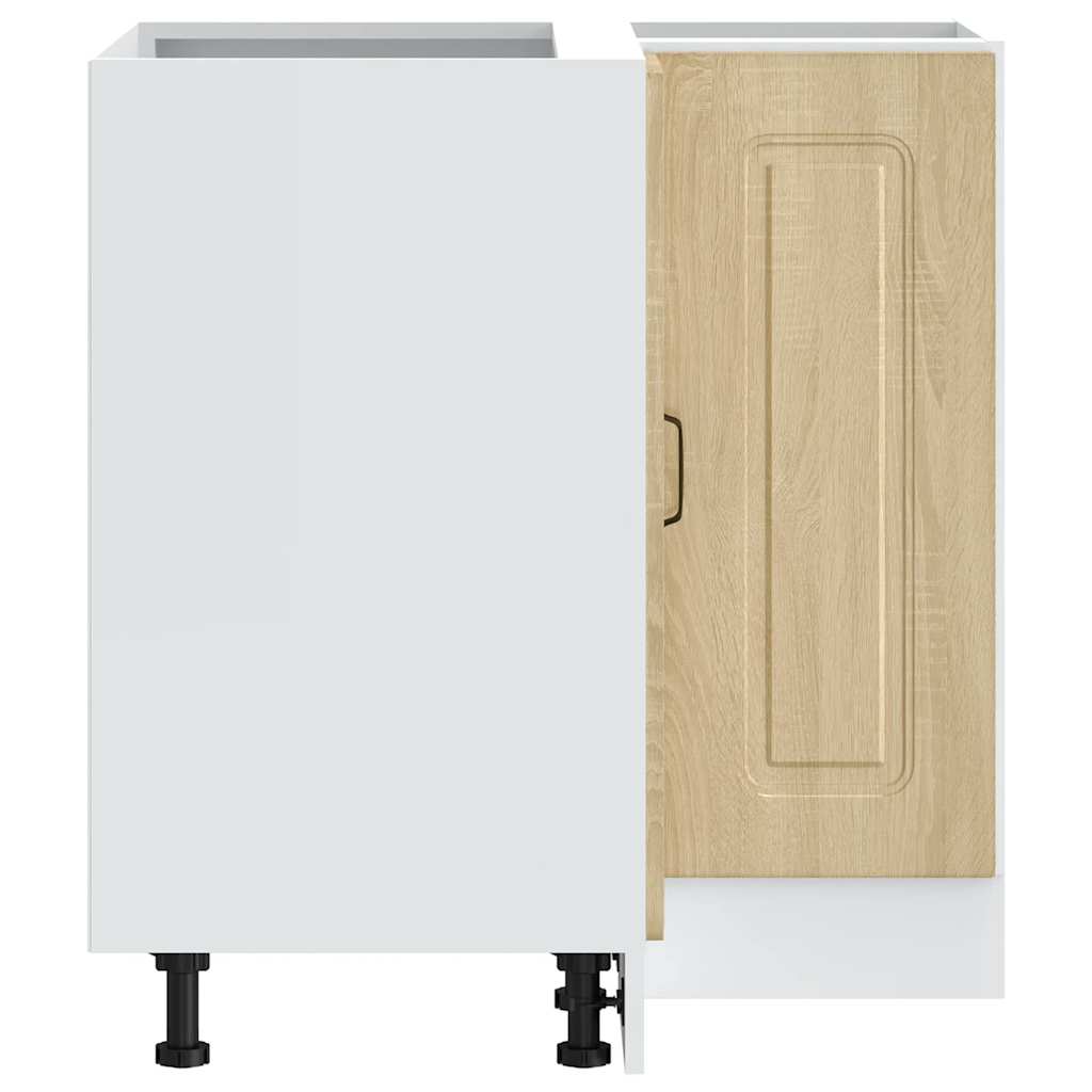Base Angolare da Cucina Kalmar Rovere Sonoma Legno Multistrato | homemem39